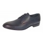 Pantofi barbati eleganti din piele naturala texturata bleumarin – Eleganta si rafinament 346ABLM